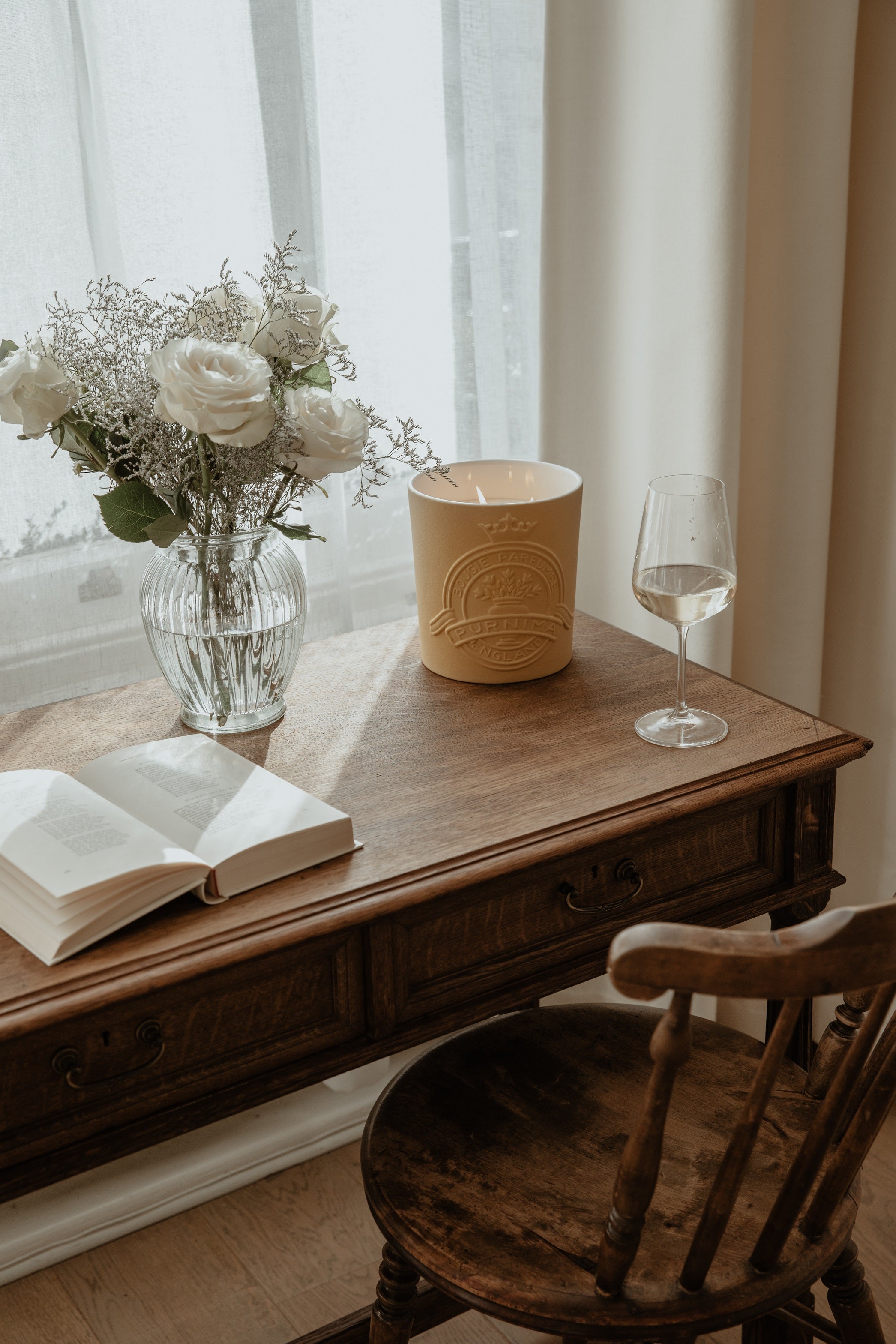 Boronia Ceramic candle 1750g purnimafragrances